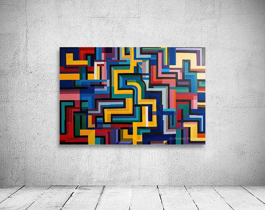 Chromatic Labyrinth H3N9B2 60 Wall Preview