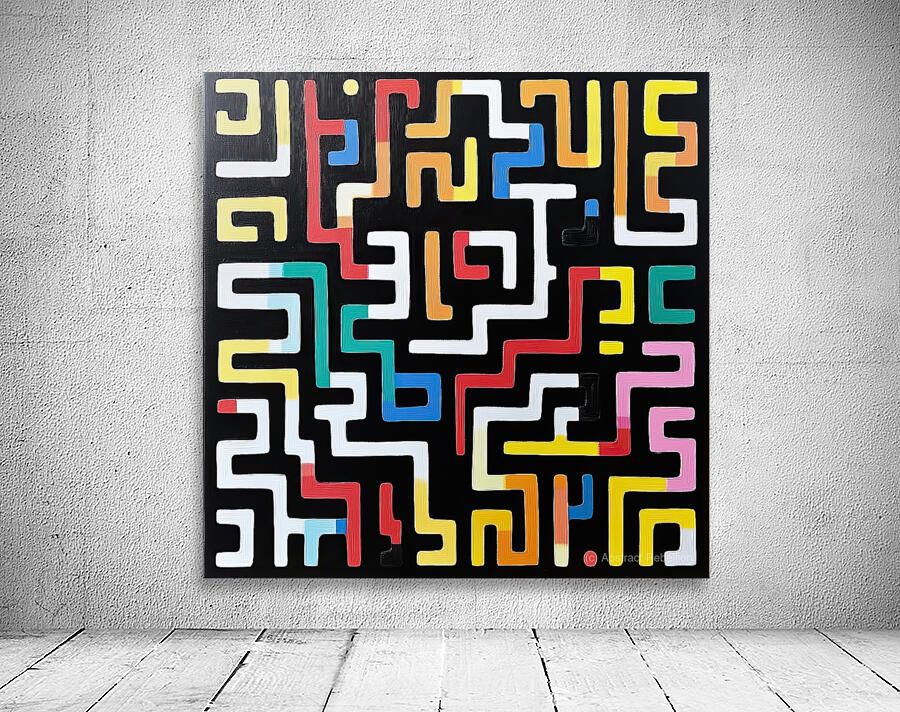 Chromatic Labyrinth 9H3N2P 64 Wall Preview