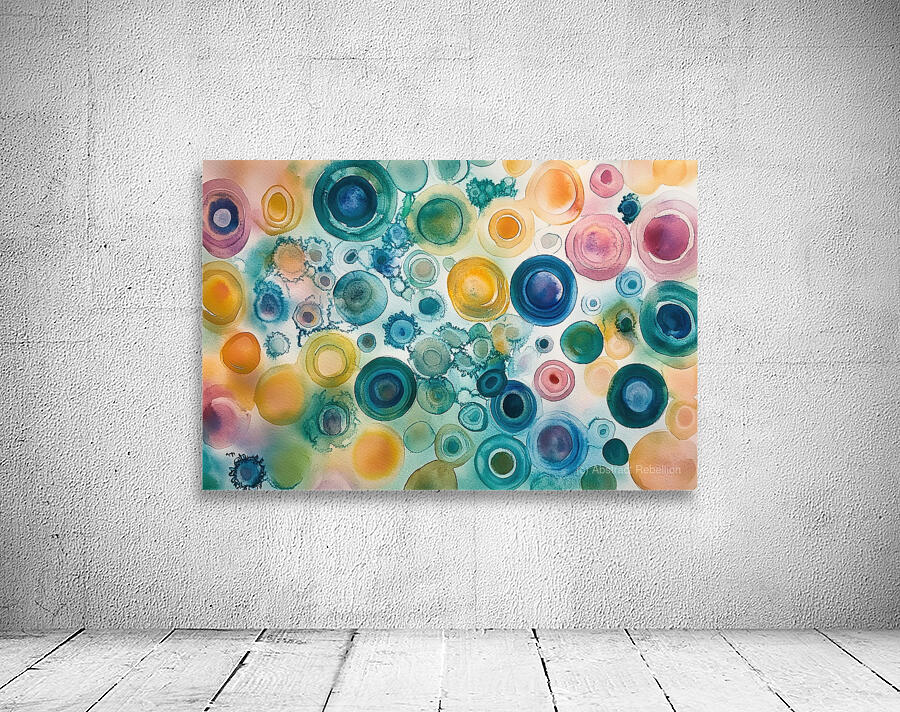 Chromatic Orbs Dance Y92H5N 45 Wall Preview