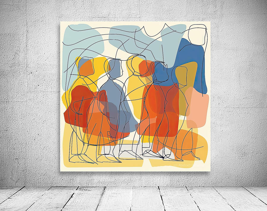 Chromatic Procession H2N9P4 55 Wall Preview