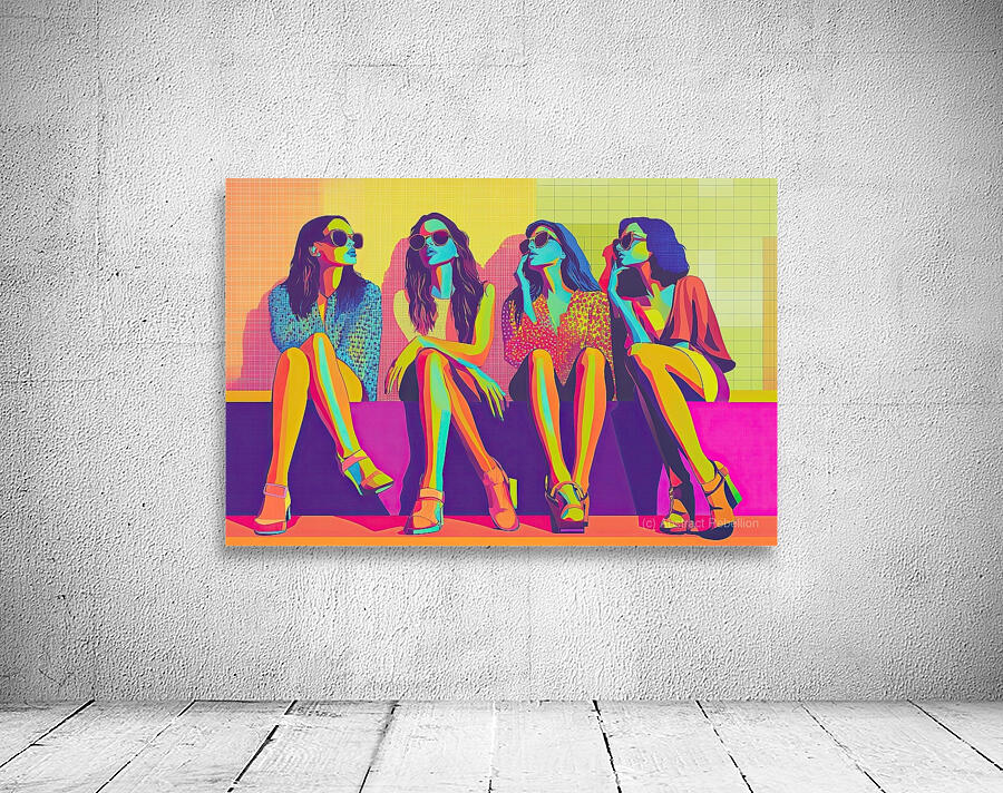 Chromatic Quartet 7H3N2P 55 Wall Preview