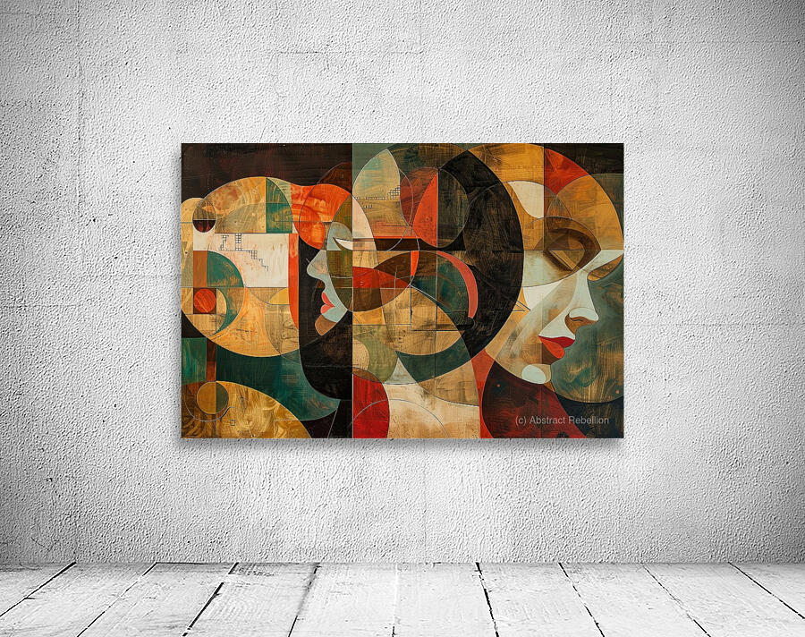 Circular Visages 79B2D3 64 Wall Preview