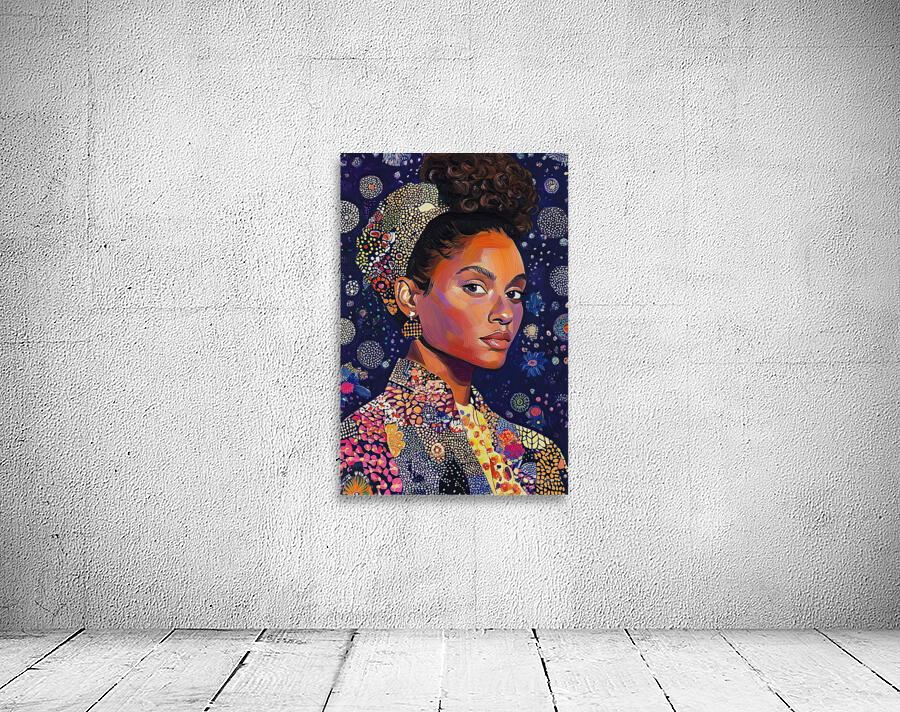 Cosmic Bloom Portrait H9N2P3 65 Wall Preview