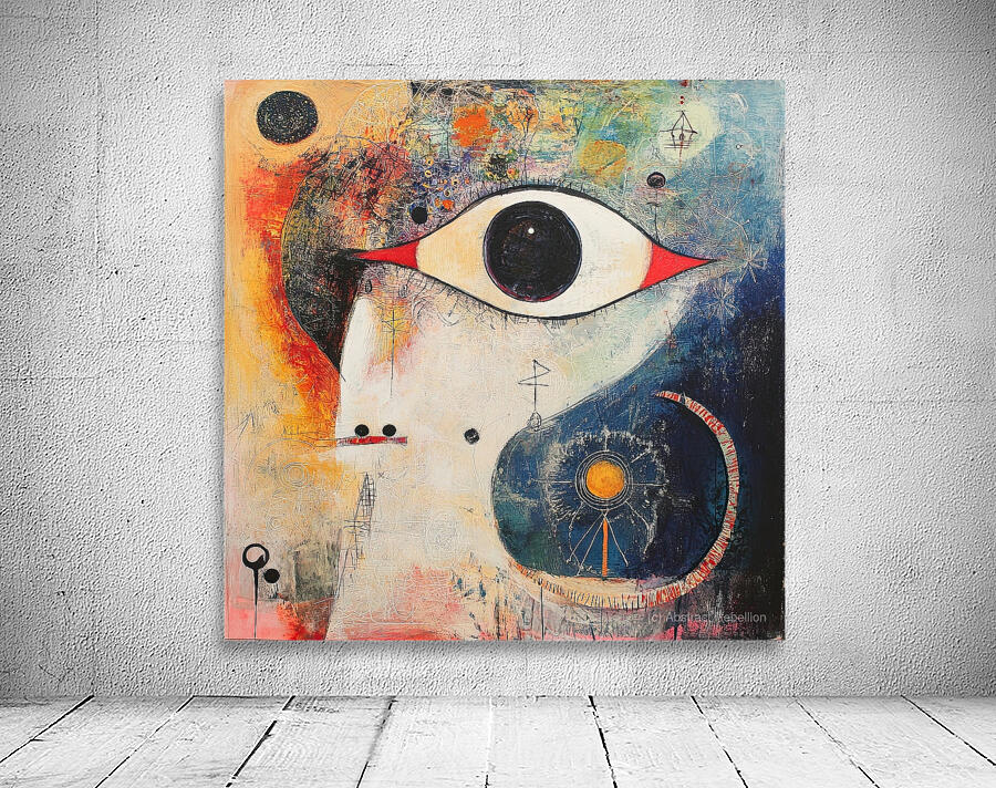 Cosmic Eye Witness H92P3Z 55 by Abstract Rebellion Wall Art