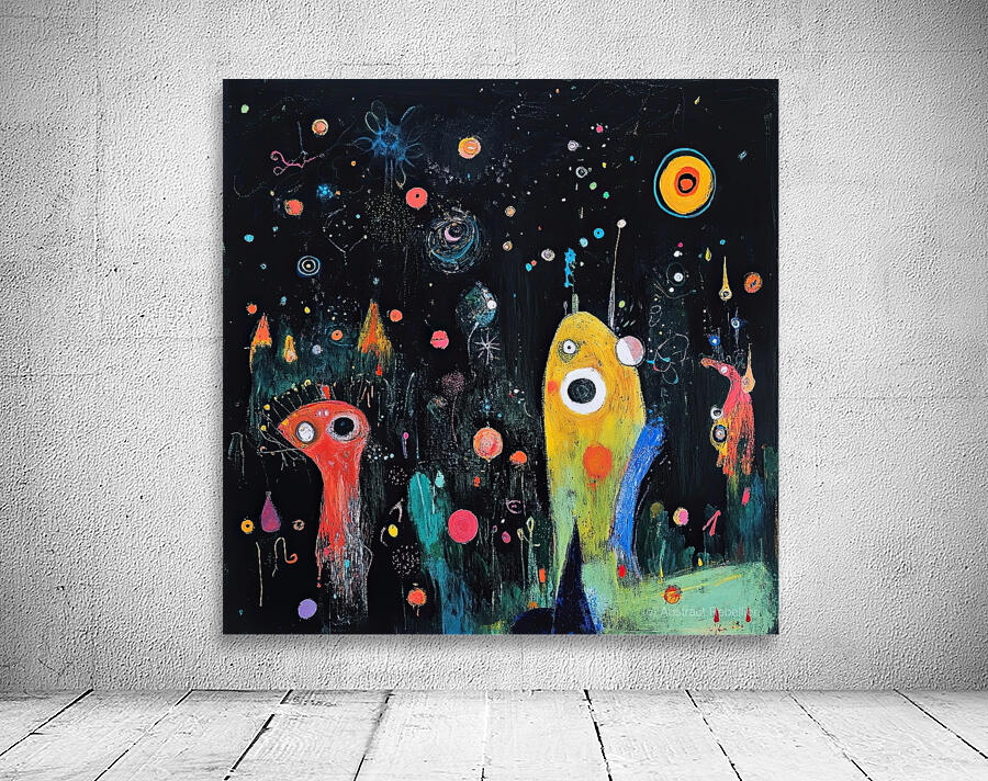 Cosmic Garden Night HZ92N3 55 Wall Preview