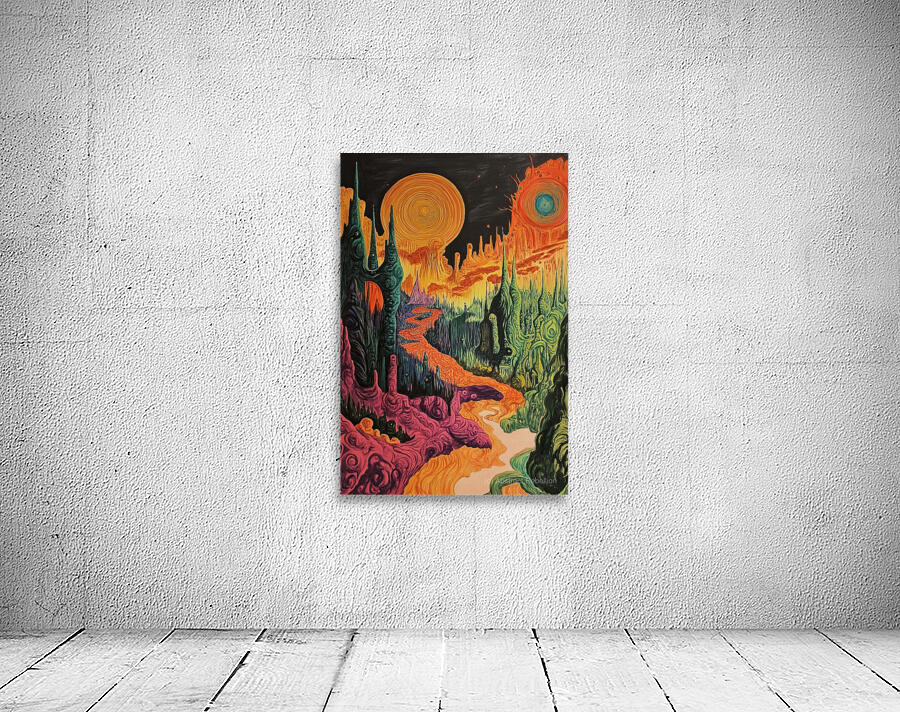 Cosmic River Flows H7P3N 60 Wall Preview