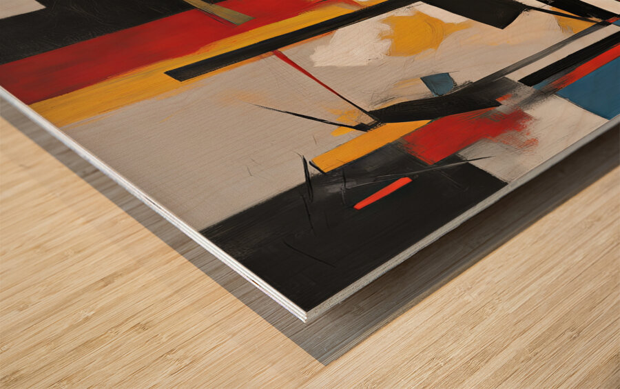 Urban Rhythms Wood print