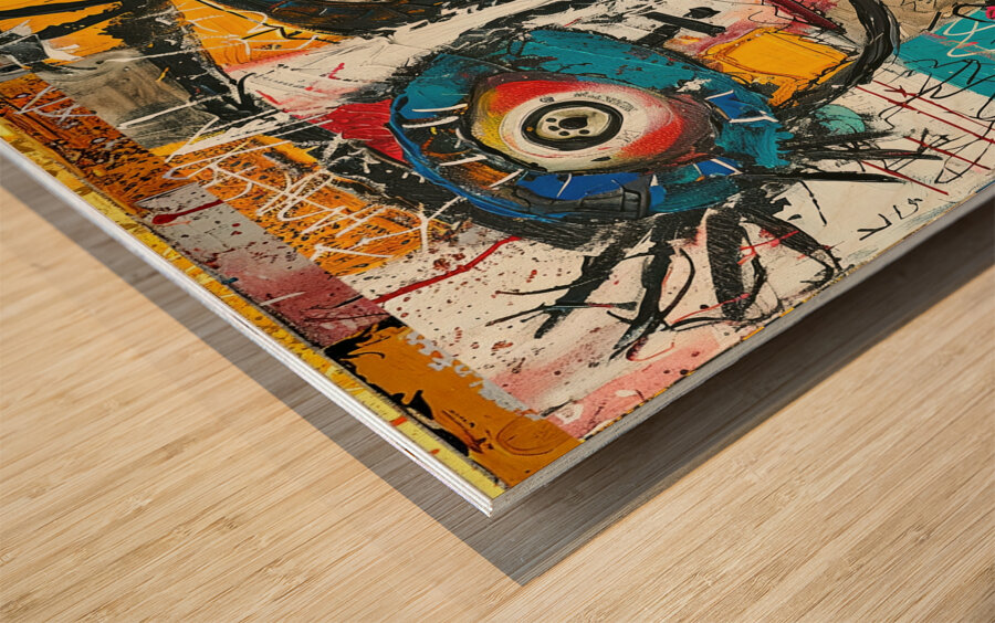 Urban Chaos Wood print