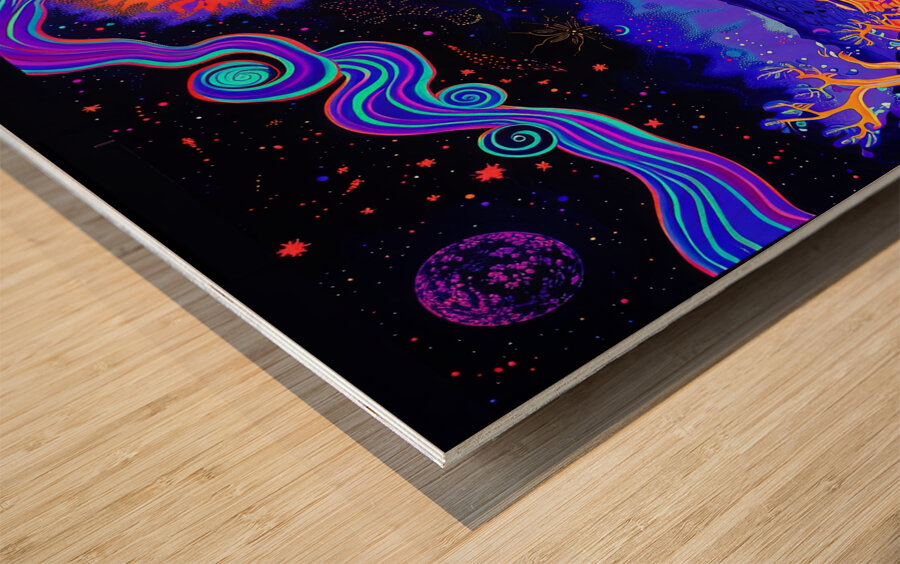 Neon Genesis Wood print