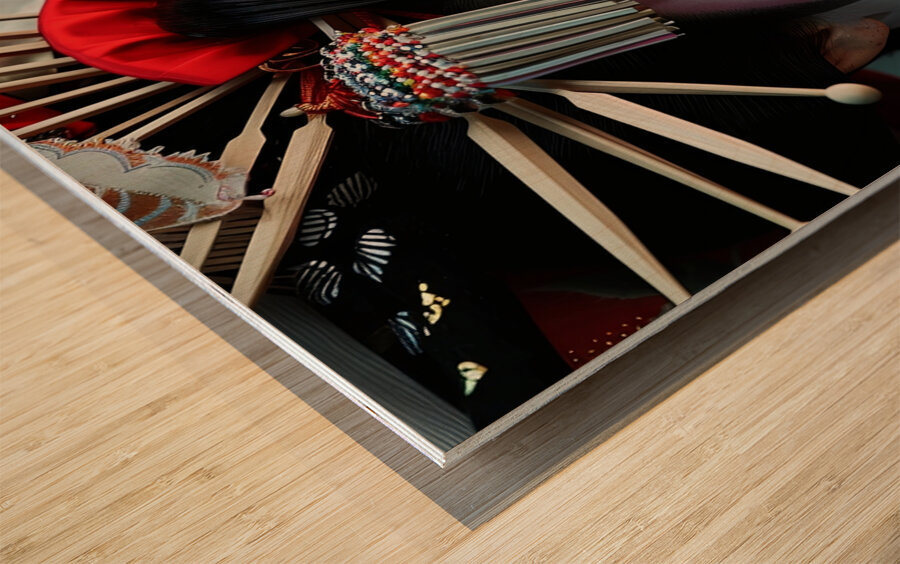 Grace of the Geisha Wood print