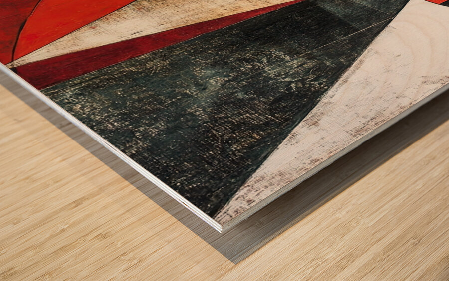 Angular Harmony 49ZHP2 48 Wood print