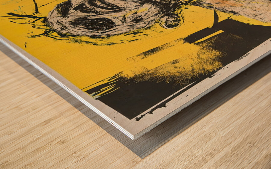 Anguished Figure Y72H9N 55 Wood print