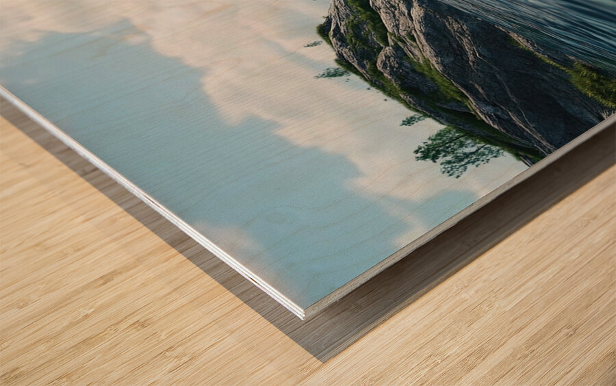 Alpine Lake Serenity H2N9P4 45 Wood print