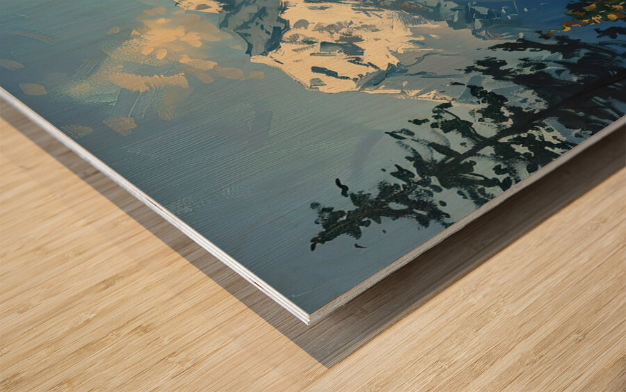 Alpine  Majesty N7H92K 48 Wood print