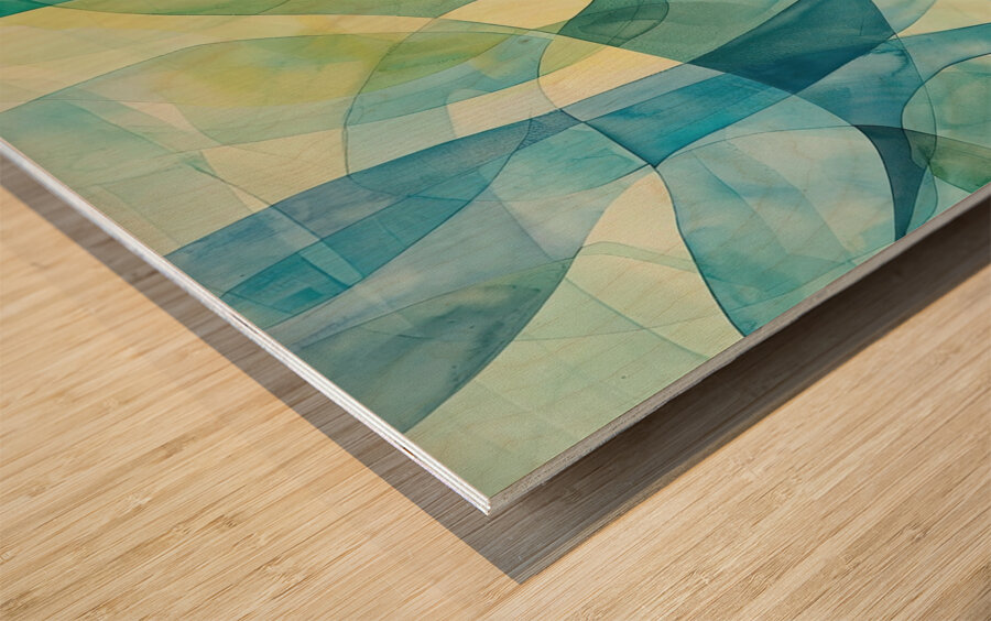 Aqua Reverie NZ92HJ 60 Wood print