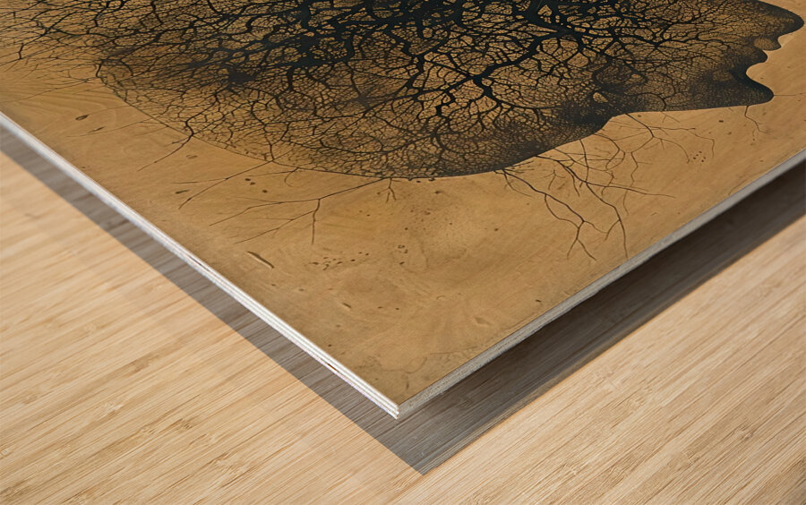 Arboreal Mind Within 29H4B 60 Wood print