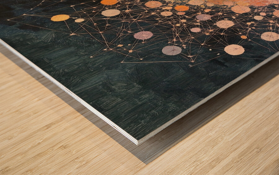 Arboreal Network HZ92P3 55 Wood print