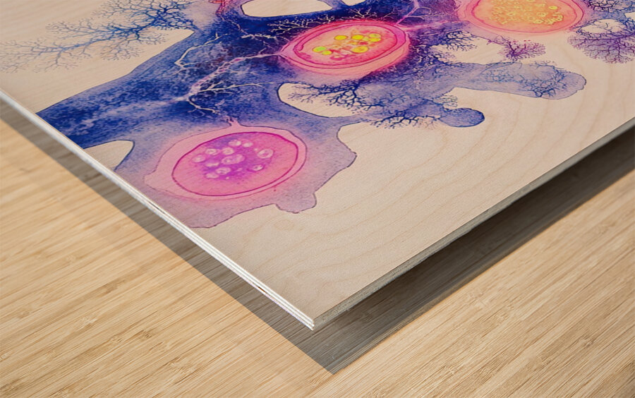 Arboreal Nexus Flow 9P3N2H 55 Wood print