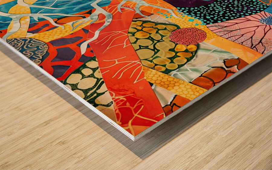 Arboreal Rhapsody H3N2P9 63 Wood print