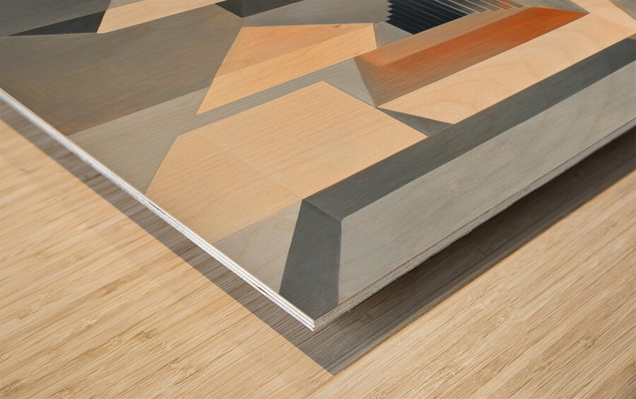 Ascent Of Light 7H3N2B 50 Wood print