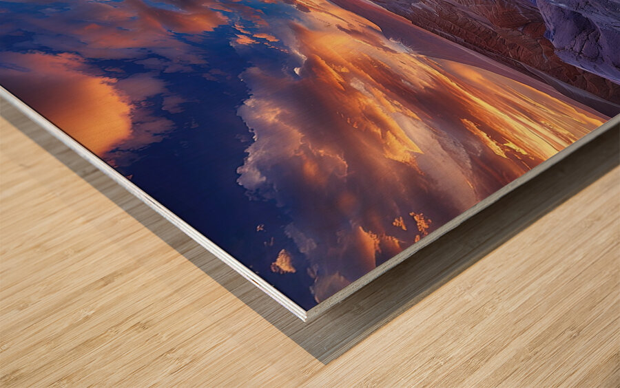 Atacama Sunset Glow H9P4N2 65 Wood print