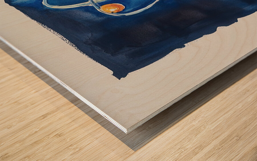 Atomic Orbit Dance 29HBCJ 45 Wood print