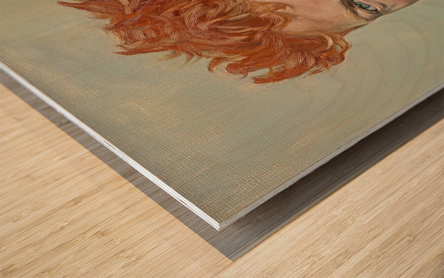 Auburn Gaze Portrait H92N5Z 58 Wood print