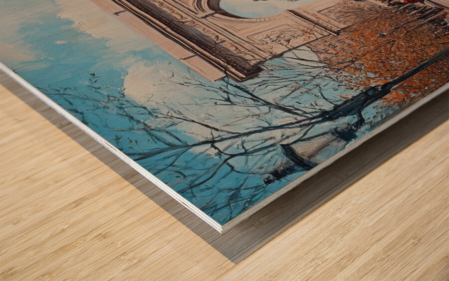 Autumn Arch 7892AB 48 Wood print