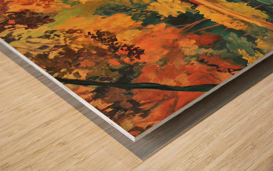 Autumn Reflections JH293N 47 Wood print