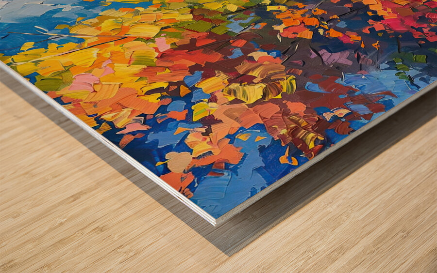 Autumn Symphony H2N9P3 55 Wood print