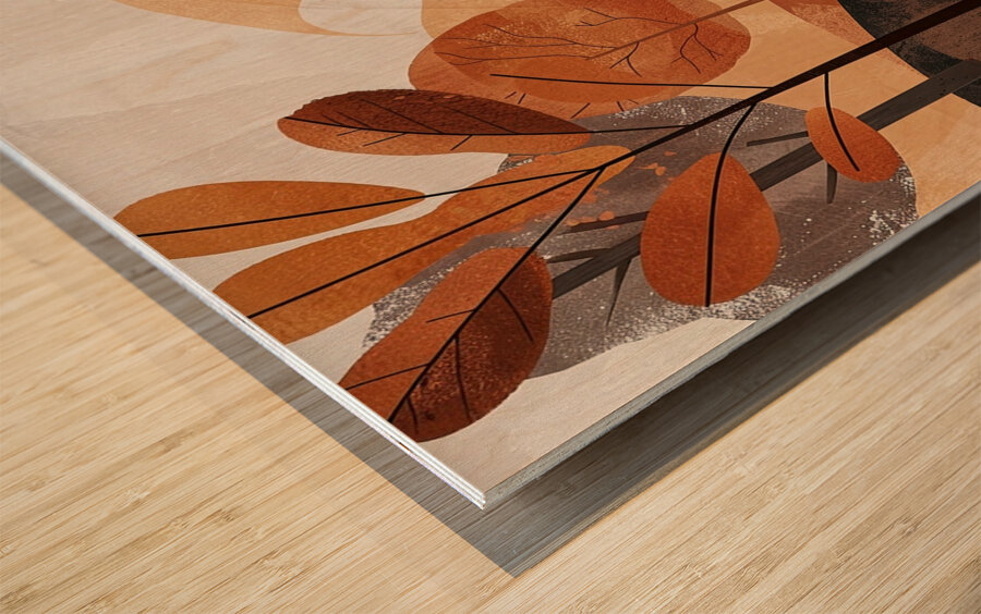 Autumn Whispers 7H3N2B 45 Wood print