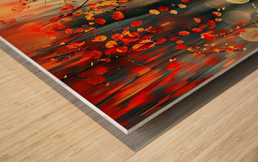 Autumn Whispers G29HJ8 57 Wood print