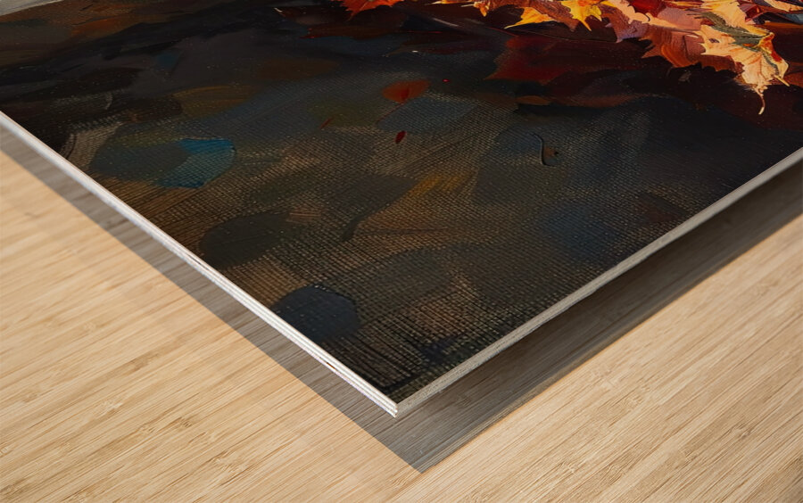 Autumn Whispers J9P4N2 45 Wood print