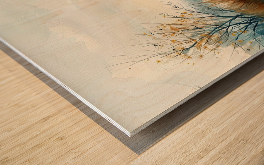 Autumn Whispers Y29H7N 57 Wood print