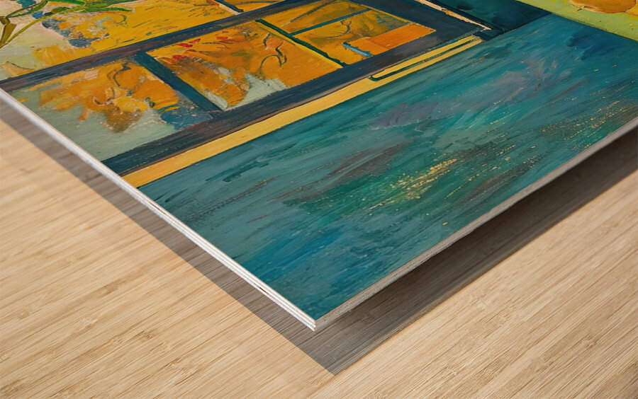 Autumn Window Still Life H9P2N5 55 Wood print