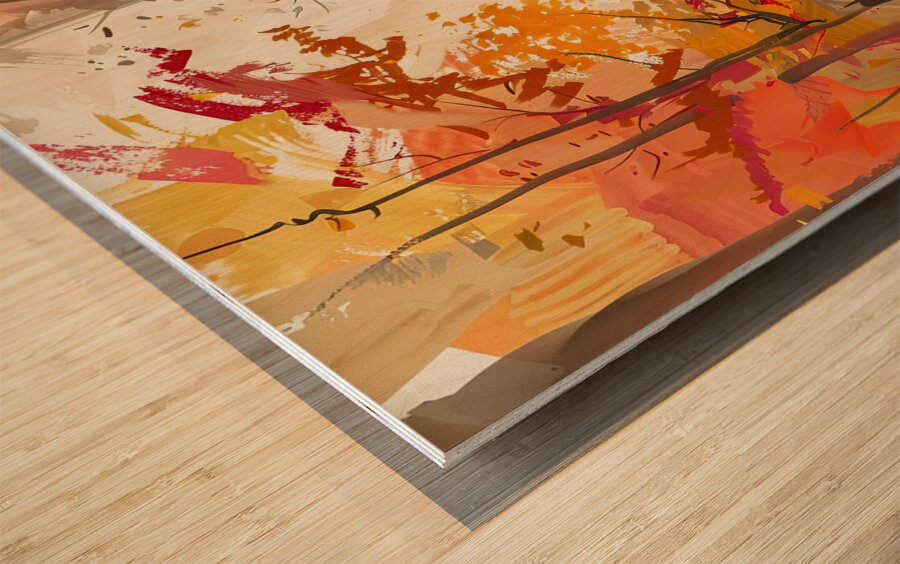 Autumnal Reverie H7P29Z 45 Wood print