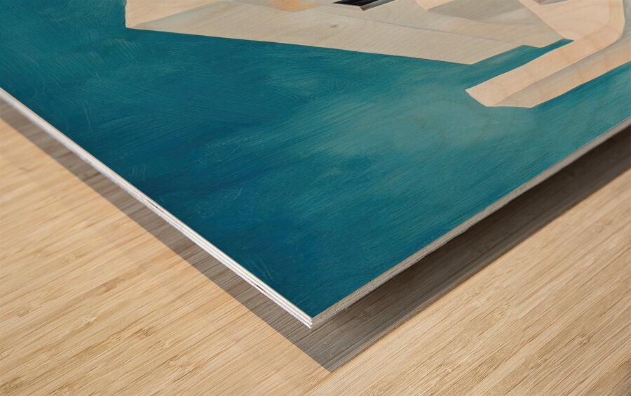 Azure Ascent 9H3N2P 53 Wood print