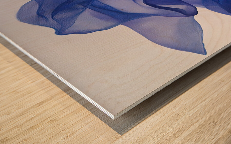 Azure Dance Flow 2H9N3Z 53 Wood print