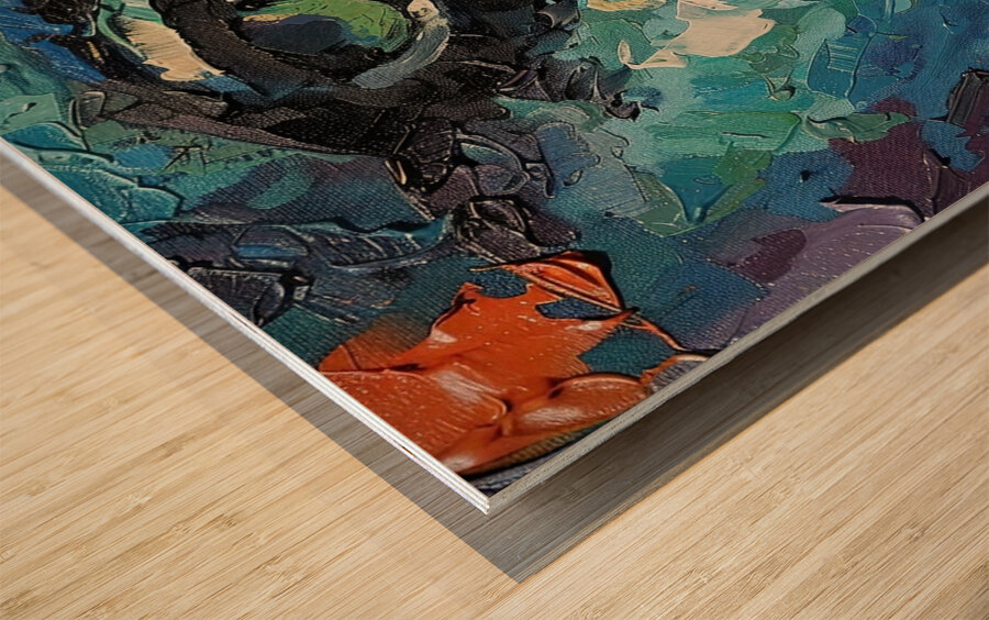 Azure Gaze Y4H9N2 65 Wood print