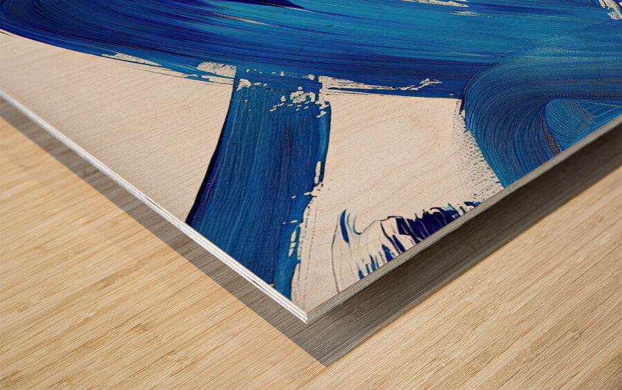 Azure Rhapsody Waves P293HK 60 Wood print