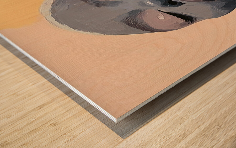 Azure Serenity N92H7J 55 Wood print