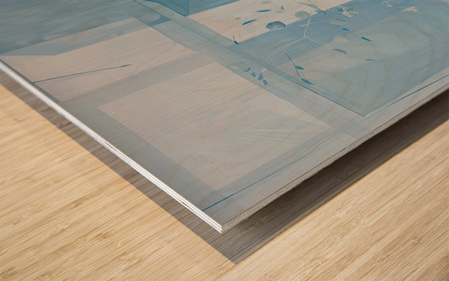 Azure Still Life K9P3N2 57 Wood print