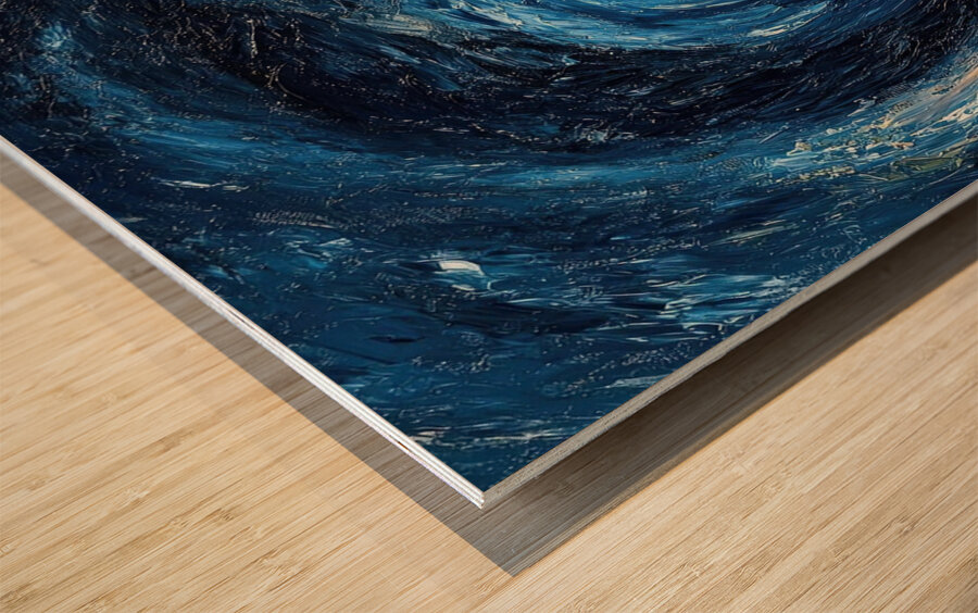 Azure Vortex NH7W92 55 Wood print