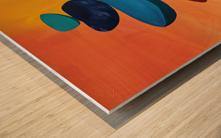 Balanced Serenity 79H2P4 45 Wood print