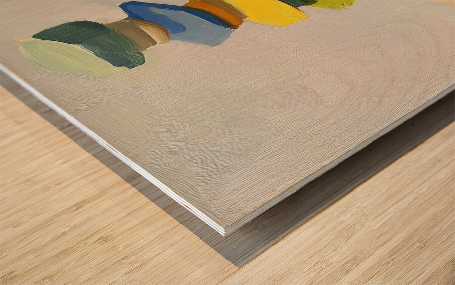 Balanced Stones KZ783P 60 Wood print