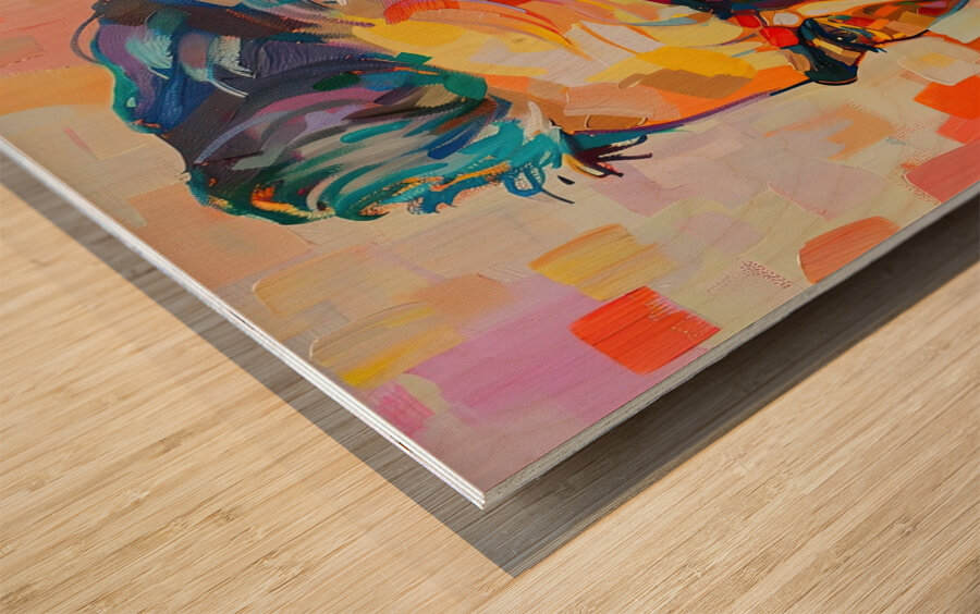 Bearded Visionary H92N3Z 55 Wood print