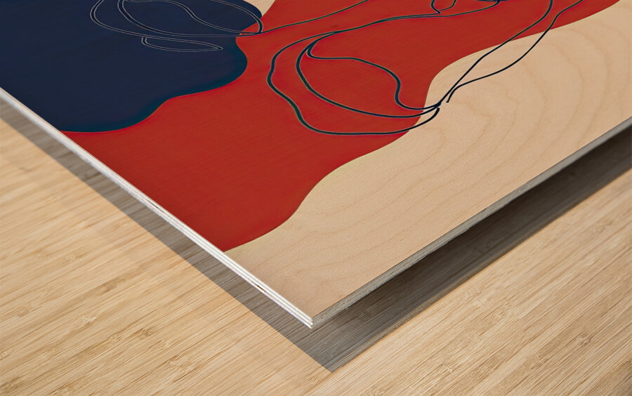 Beige Muse 79HBC2 51 Wood print