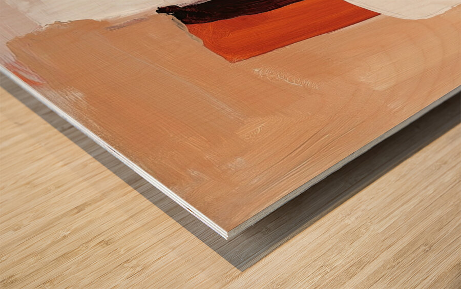 Beige Balance 98HNZJ 53 Wood print