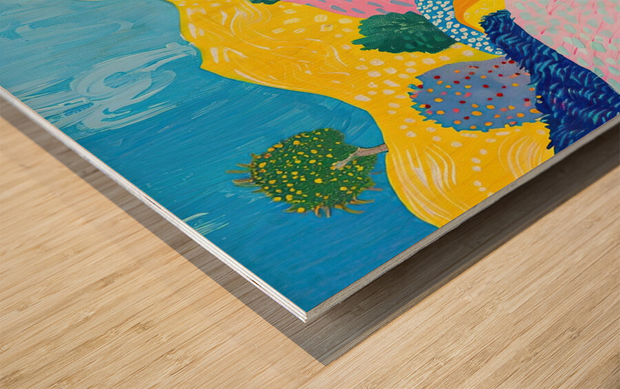 Blooming Desert Hills 7P3H2N 53 Wood print