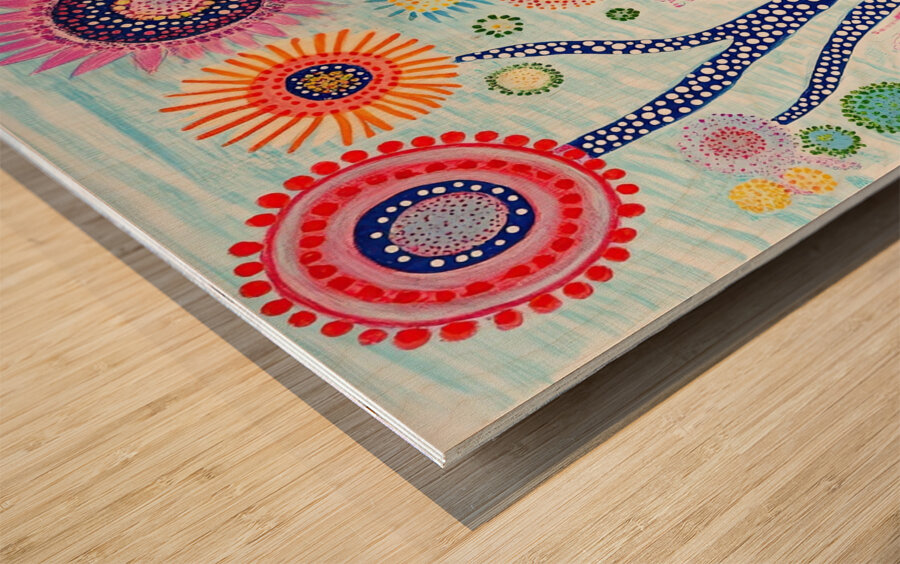 Blooming Fantasia 2P3H9N 52 Wood print